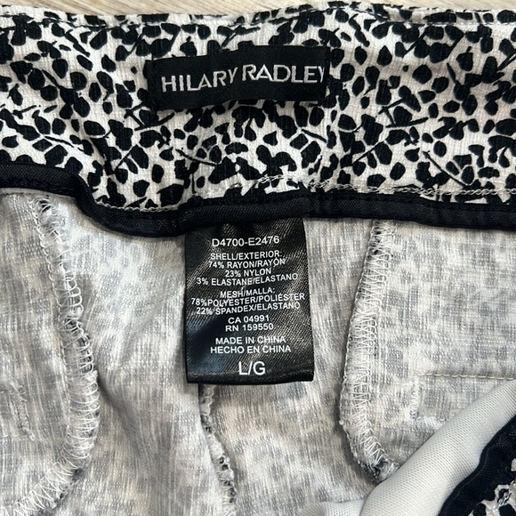 Women’s Spring Black and White Patterned Hilary Radley Pants - Picture 4 of 4